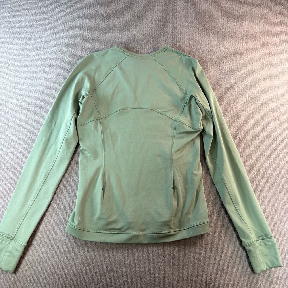 Lululemon Its Rulu Long Sleeve Run Top Sage Green Size 6 LW3DKXS